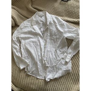 Frank & Oak Oversized Linen Blend Shirt